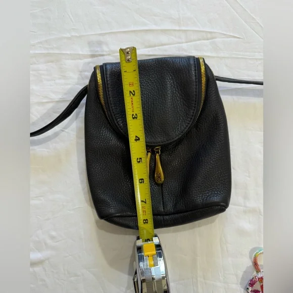 HOBO Black Crossbody Bag with Gold Accents - Picture 4 of 4